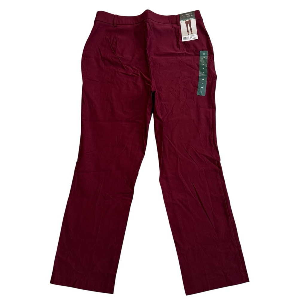 NWT Rafaella Fits Your Shape Moves with You Business Casual Career Pants Size 18 - Picture 2 of 13
